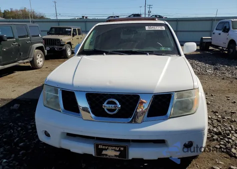 2007 Nissan Pathfinder Le z USA, uszkodzony, nr VIN 5N1AR18W57C647152